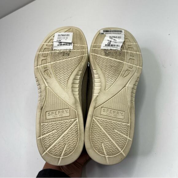Sperry Angelfish leather Boat shoes light gray - 6 - Picture 10 of 12